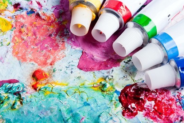 Art Paint Tubs Colorful Art Paint Tubs Colorful