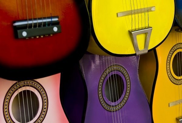 Acoustic Guitars Colorful 3 Acoustic Guitars Colorful 3