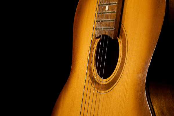 Acoustic Guitar Black Background 2 Acoustic Guitar Black Background 2